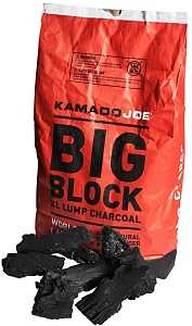 Kamado Joe KJ-CHAR Lump Charcoal, 18 hr Burn Time, 20 lb