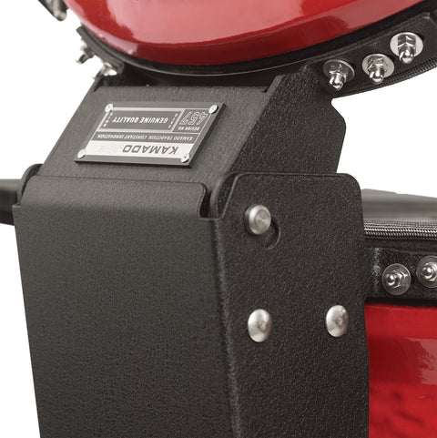 Kamado Joe Classic II KJ23RHC Grill, 256 sq-in Primary Cooking Surface, 660 sq-in Secondary Cooking Surface, Red