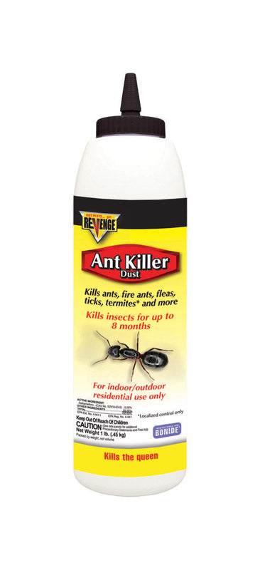 Bonide Revenge Ant Dust Insect Killer For Ants, Fleas, Ticks and More 1 lb.