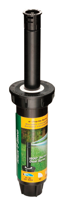 Rain Bird 1800 Series 4 in. H Quarter-Circle Pop-Up Sprinkler 15 ft.