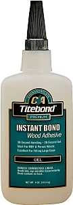 Titebond 6232 Wood Glue, Clear, 4 oz Bottle
