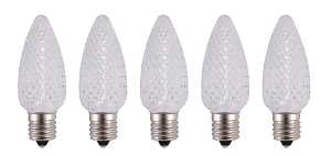Hometown Holidays 24991 Bulb, Intermediate Lamp Base, LED Lamp, Crystal Cool White Light