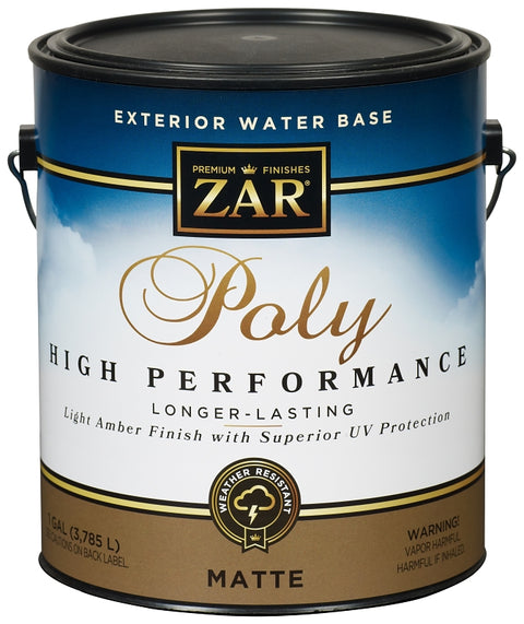 ZAR 34913 Polyurethane, Matte, Liquid, Transparent, 1 gal, Can, Pack of 2