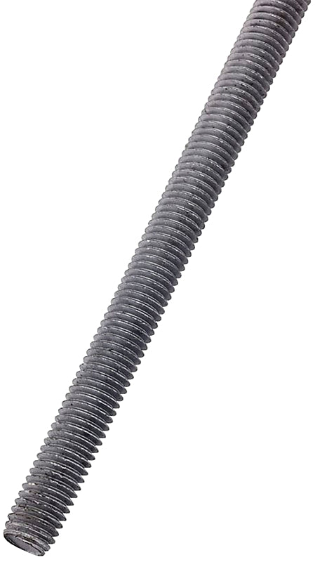 National Hardware N825-007 Threaded Rod, 36 in L, A Grade, Steel, Galv ...