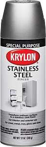 Krylon K02400777 Spray Metallic Spray Paint, Silver Metallic, Stainless Steel, 11 oz