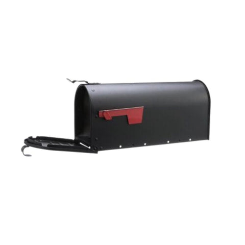 Gibraltar Mailboxes ADM11B01 Mailbox, 800 cu-in Capacity, Aluminum, Powdered, 6.9 in W, 20.8 in D, 9-1/2 in H, Black