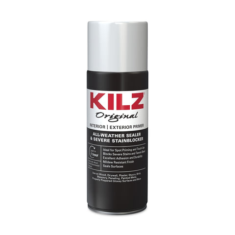 Kilz 10848 Primer, 300 to 400 sq-ft/gal Coverage Area, White, 13 oz