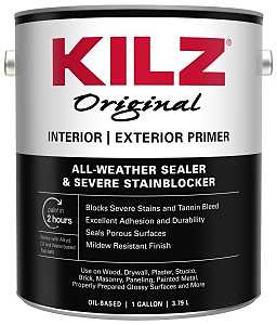 Kilz 10991 Primer, 300 to 400 sq-ft/gal Coverage Area, White, 85 to 95 ku Viscosity, Pack of 4