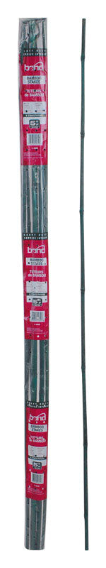 Bond Manufacturing Green Bamboo Garden Stakes 5 ft. L x 3/4 in. W