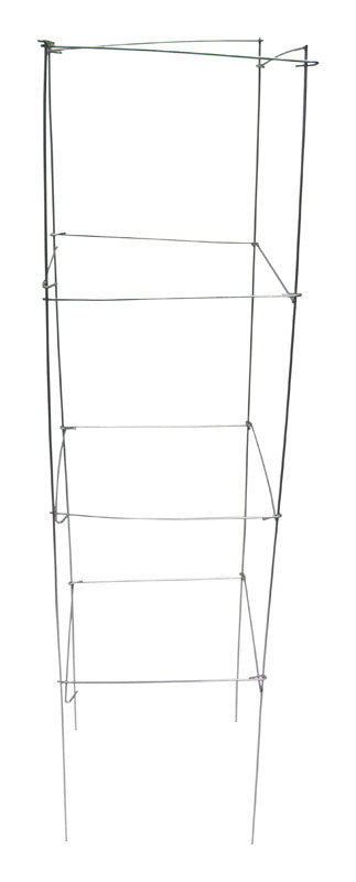 Glamos Black Galvanized Wire Plant Support 42 in. H x 12 in. W