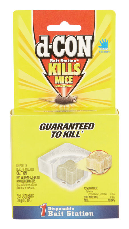 D-Con Rodent Bait Station For Mice 1 pk