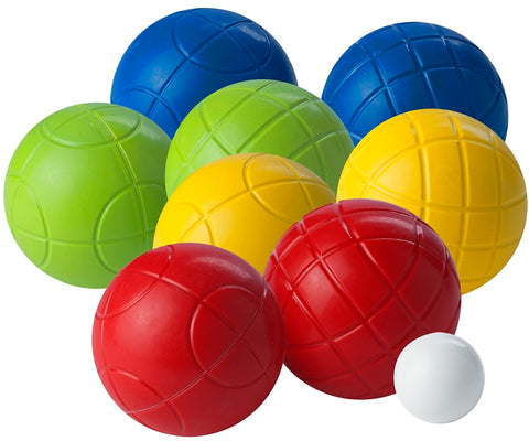 Franklin 50110 Starter Bocce Set, 90 mm Dia, Polyethylene, Green/Red/Yellow