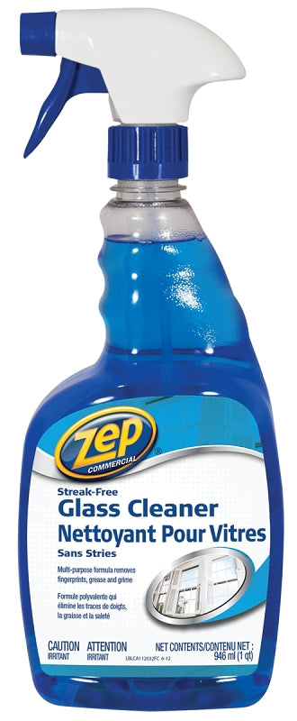 Zep CA112032 Glass Cleaner, 32 oz, Liquid, Pleasant, Pack of 12