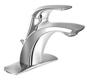 Moen Zarina Series WSL84533 Bathroom Faucet, 1.2 gpm, 1-Handle, Metal, Chrome Plated, Lever Handle
