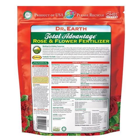 Dr. Earth Total Advantage Organic Granules Roses Plant Food 4 lb