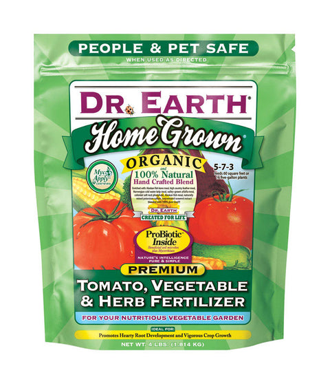 Dr. Earth Home Grown Fertilizer For Tomatoes, Vegetables, Herbs 4 lb.