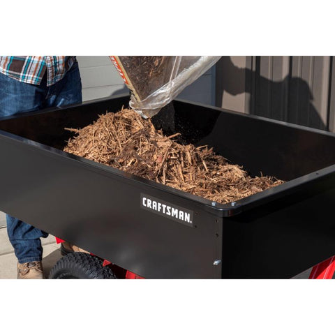 Craftsman Steel Tow Behind Utility Cart 12 cu ft
