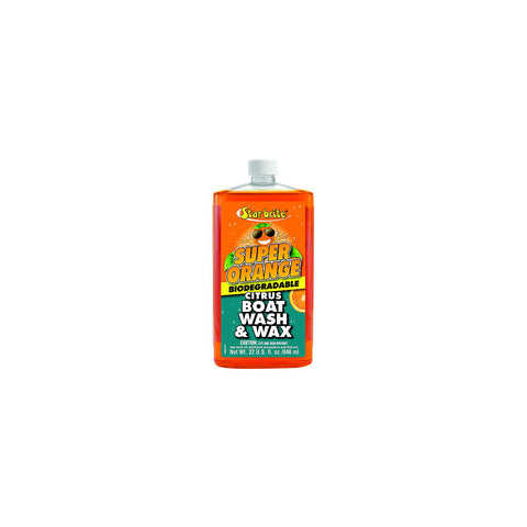 Super Orange Citrus Boat Wash & Wax, Quart