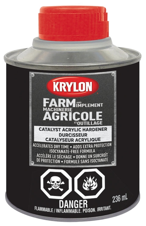 Krylon 420460000 Farm and Implement Catalyst Acrylic Hardener, Liquid, 8 oz, Pack of 12