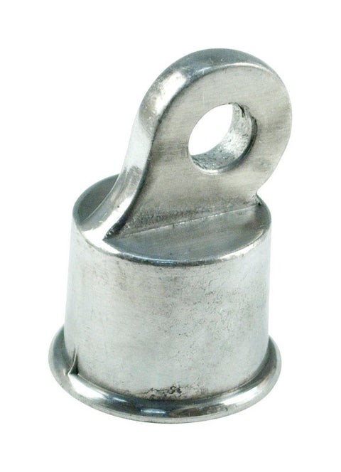 YardGard Rail End Galvanized 1.6 ft. L