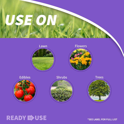 Bonide Eight 443 Insect Control, Liquid, Spray Application, 1 qt Bottle