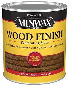 Minwax 700194444 Wood Stain, Mocha, Liquid, 1 qt, Pack of 4