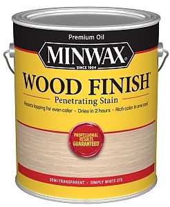 Minwax 711520000 Wood Stain, Simply White, Liquid, 1 gal, Pack of 2