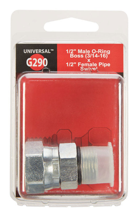 Apache Metal 1/2 in. D X 1/2 in. D Hydraulic Adapter 1 pk