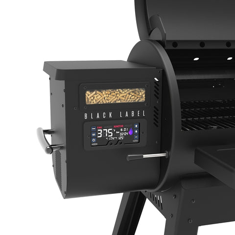Louisiana Grills 1000 Black Label Series 10639 Wood Pellet Grill, 661 sq-in Primary Cooking Surface, Steel Body, Black
