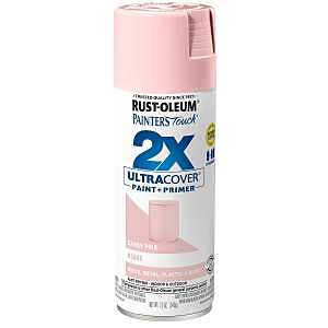 Rust-Oleum Painter's Touch 2X Ultra Cover 334028 Spray Paint, Gloss, Candy Pink, 12 oz, Aerosol Can