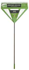 Ames 2705000 Leaf Rake, Poly Tine, 26 in W Tine