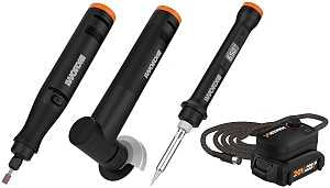 WORX MAKERX WX991L Combination Kit, Battery Included, 20 V, 3-Tool