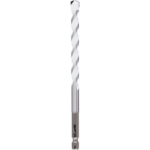 Milwaukee SHOCKWAVE 48-20-8888 Drill Bit, 5/16 in Dia, 6 in OAL, Multi-Material, Twist Flute, 1/4 in Dia Shank, Pack of 3