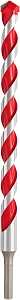 Milwaukee 48-20-9046 Drill Bit, 3/4 in Dia, 12 in OAL, Wide Flute, 3/8 in Dia Shank, 3-Flat Shank
