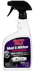 Spray Nine 15045 Mold and Mildew Stain Remover, 32 fl-oz Trigger Spray Bottle, Liquid, Citrus, Clear