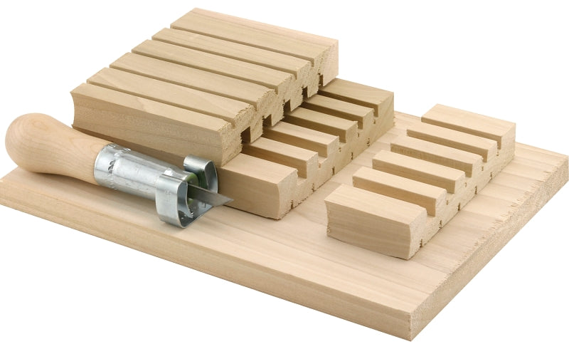 Make-2-Fit P 7916 Screen Frame Notching Jig, Wood Handle – Shell Lumber ...