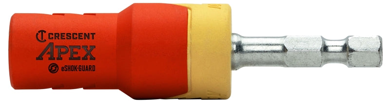 Crescent APEX eSHOK-GUARD CAEBH2C Magnetic Isolated Bit Holder, 1/4 in ...
