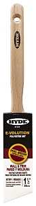 Hyde 47320 Paint Brush, Oval Brush, 1-1/2 in L Bristle, Polyester Bristle, 6/PK