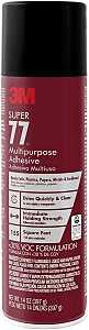 3M Super 77-VOC30DSC Multi-Purpose Spray Adhesive, Colorless, 14 oz Aerosol Can