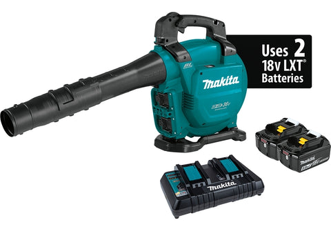 Makita XBU04PT Brushless Blower Kit, Battery Included, 5 Ah, 18 V, Lithium-Ion, 473 cfm Air
