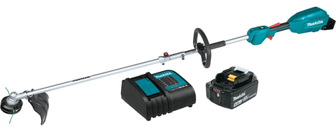 Makita XUX02SM1X1 Cordless Power Head Kit, 0 to 5000, 0 to 7000 rpm, 13 in String Trimmer, Pull Start