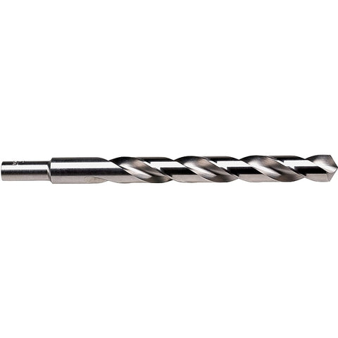 Irwin 73827 Jobber Drill Bit, 27/64 in Dia, 5-3/8 in OAL, Spiral Flute, 2-Flute, 27/64 in Dia Shank, Reduced Shank