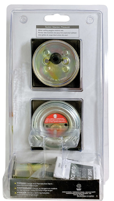 ProSource DD9 Series DD9X91-SP5V24 Deadbolt, 3 Grade, Brass Key , Meta ...