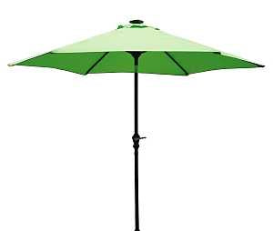 Seasonal Trends 59489 Tilt Umbrella, 92.9 in H, 107.9 in W Canopy, 107.9 in L Canopy, Round Canopy, Steel Frame