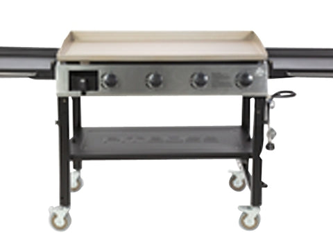 Pit Boss 10555 Outdoor Griddle Grill, 62,000 Btu, Liquid Propane, Natural Gas, 4-Burner, Side Shelf Included: Yes