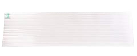 Tuftex PolyCarb Series 1418B Greca Roof Panel, 10 ft L, 26 in W, Corrugated Profile, 0.032 in Thick Material, Clear, Pack of 10