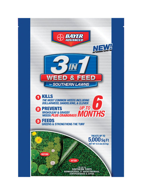 Bayer Advanced 3 In 1 Weed and Feed Zoysia 5000 sq. ft. Granules 35-0-3