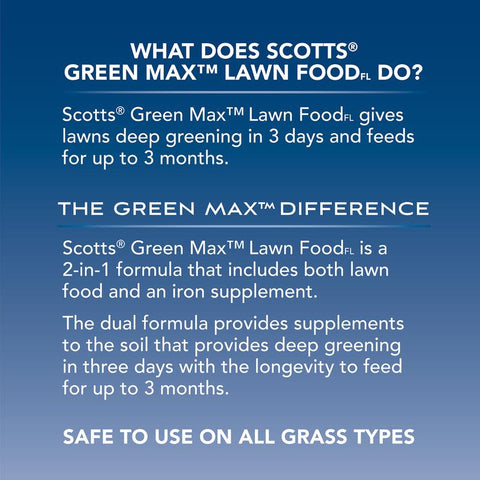 Scotts Green Max All-Purpose Lawn Fertilizer For All Grasses 10000 sq ft