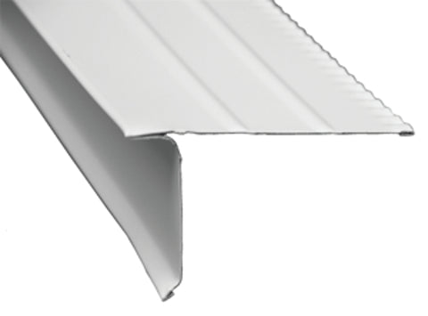Amerimax F50WA6 Roof Edge, 10 ft L, 2.88 in W, 0.69 in H, Aluminum, White, Pack of 50