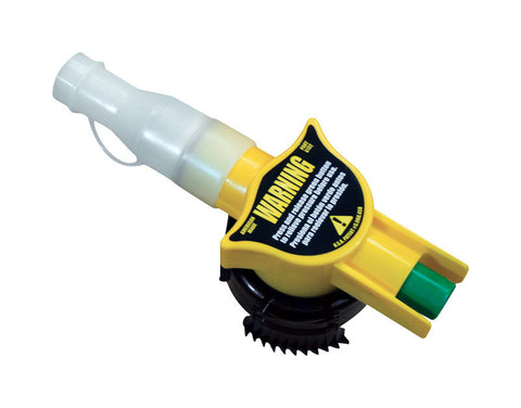 No Spill Gas Can Nozzle Plastic 63mm in. Dia.